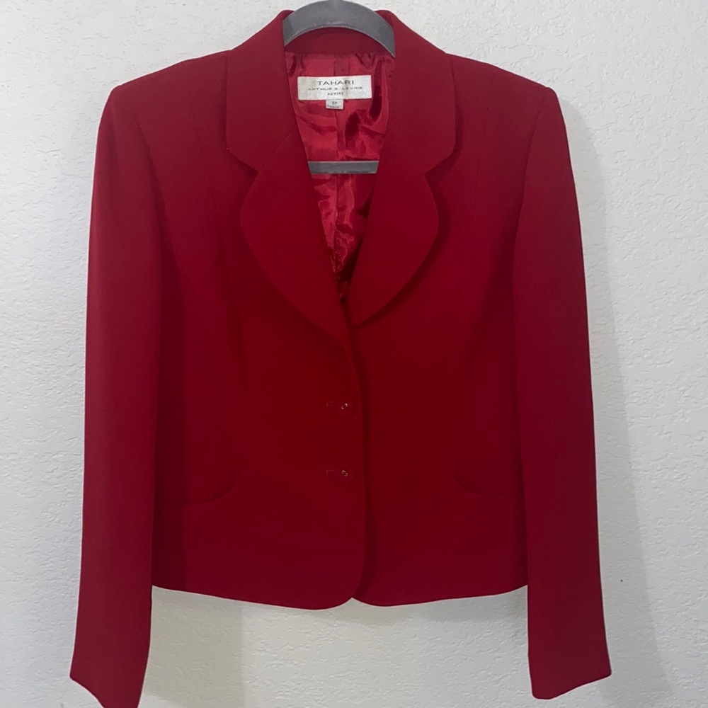 TAHARI Arthur s Levine Petite Size 8 Blazer